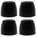 4-Pack Cargo Trailer Truck Replacement ramp Door Rubber Bumper Stop Cone 2" Tall