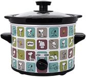 Uncanny Brands Peanuts 2 Quart Slow Cooker- Snoopy & Woodstock Appliance