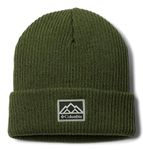 Columbia Unisex Whirlibird Cuffed Beanie, Canteen/Greenscape Marled/Mountains, One Size