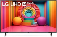 LG 50-Inch UT7570 Series 4K Smart TV - α5 AI Processor 4K, Dynamic Tone Mapping, Alexa Ready, HDR10, HGIG, ALLM, WebOS 24, Wi-Fi, Bluetooth, AI Upscaling, AI Sound, LG Channels (50UT7570PUB, 2024)
