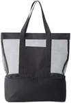 Mesh Gym Swim Bag for Swimmers Wet Bathing Suit Swimsuits, Big Capacity Summer Beach Bags Vacation Travel Essentials Accessories for Women Men, Dry Wet Separated Sports Workout Pool Yoga Dance Bag