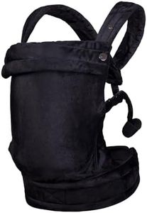 ·NEST BLANCHE· Baby Carrier for Newborn to Toddler, Cozy Baby Wrap Carrier 7-35 lbs, Ergonomic Backpack Design, Front and Back Facing Options, Black