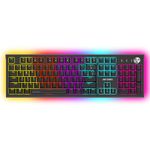 Ant Esports MK1850 Mechanical Wired Gaming Keyboard Red Switch Hot-Swap Mech Keyboard with Volume Knob 17 Modes RGB Backlit Full Keys Anti-Ghosting, Dual Colour Injection Moulded Keycaps for PC-Black