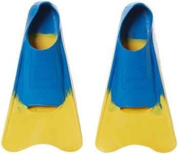 Sporti Essential Training Swim Fins (Color) - Youth 4-5 / W 6 (YellowBlue)