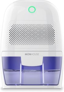 MONHOUSE Portable Dehumidifier 600ml – Compact Moisture Absorber