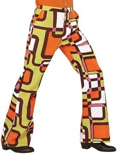 WIDMANN MILANO PARTY FASHION - pantaloni da uomo anni '70, tubi, costumi in maschera