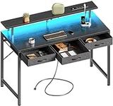 Huuger 47 inch Computer Desk with 3