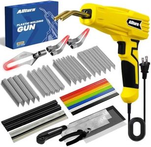 Allturn Upgraded Plastic Welder,Plastic Welding Kit,Hot Stapler Kit,Hot Staples, Plastic Welder Gun (Yellow),Patent Number D970324.