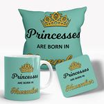 Gift Arcadia Princess are Born in November Printed Birthday Gift Combo - 3 Pieces, 330ml, Multicolor (CMC015)