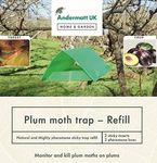 Plum moth trap - Refill - includes 2 pheromone lures and sticky cards (no trap) - Suitable for use with any existing trap - Andermatt Home & Garden