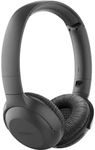 Philips TAUH202BK/00 TAUH202 Bluetooth Headphones On-Ear Foldable Headset Volume Control Black