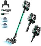 FixtFixer Cordless Vacuum Cleaner, 350W/30KPA Stick Vacuum Cleaner up to 55 mins Runtime, 6 in 1 Vacuum Cleaner Cordless Powerful, 0.9L LED Headlight Lightweight Vacuum for Pet Hair Carpet Hard Floor