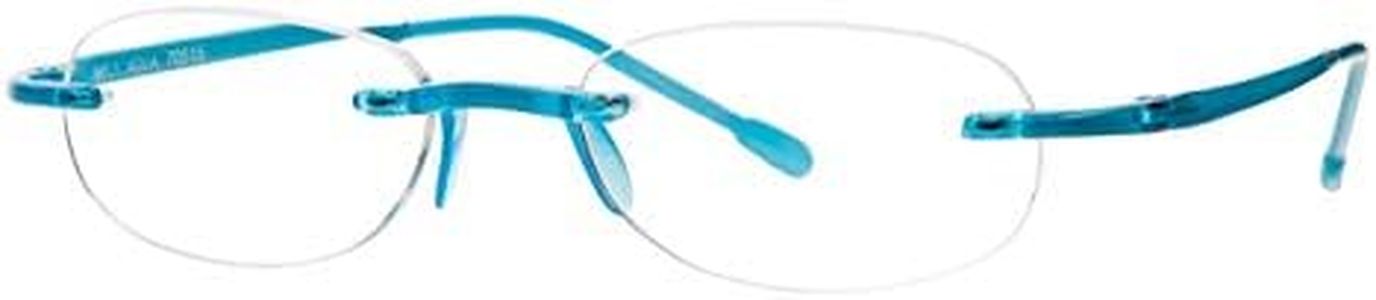 (+2.50, Aqua) - Scojo New York Gels The Original Reading Glasses - Aqua (+2.50 Magnification Power)