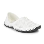 Liberty AVN-40 Mens Casual Non Lacing Shoes White (8 UK)