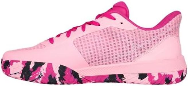 Skechers Men's Go Train Arch Fit Viper Court Pro-Pickleball Sneaker, Pink, 11.5