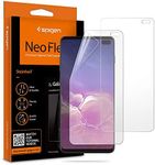 Spigen, 2Pack, Screen Protector for Samsung Galaxy S10 PLUS, NeoFlex, Case Friendly, Wet Application, TPU Film, Full coverage, Case Compatible, Samsung S10 PLUS Compatible Screen Protector