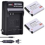 Batmax 2Pcs 1200mAh NB-8L Batteries
