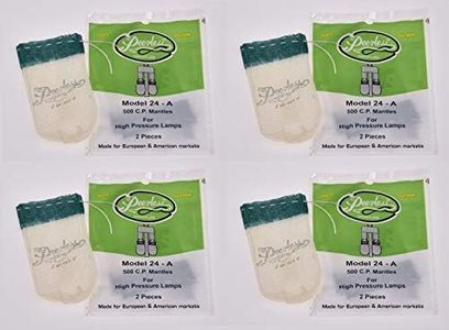 Peerless 24-A Mantles 4 Packs of 2 mantles (8 Mantles) 500 C.P. / 999 or 99 Style Mantles