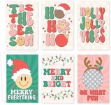 24 Christmas Cards With Envelopes - Blank Holiday Cards With Envelopes, Christmas Cards Bulk, Holiday Cards Bulk With Envelopes, Happy Holidays Cards With Envelopes Xmas Cards (Retro)