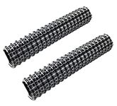 Motorized Lower Nozzle Hose Replacement Shark Rocket HV300, HV301, HV302, HV320, HV321 Vacuum Cleaner Series - 6" x 1.25" - 2 Pack (black)