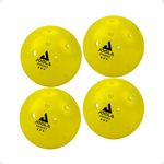 JOOLA Primo Pickleball Balls - 4 Pack of 3 Star Tournament Indoor and Outdoor Pickleball Balls - USAPA Approved - Ideally Weighted and Precision Crafted 40 Hole Design Pickleball Official Size