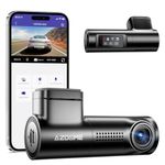 AZDOME M330 WiFi Dash Cam, FHD 1080P Front Dash Camera for Cars, 0.96" Screen Voice control Car Camera with WDR Night Vision, 24 Hours Parking Mode G-Sensor Loop Recording, Max up Support to 128GB