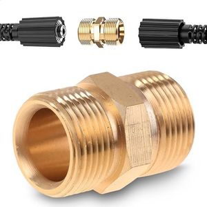 Pressure Washer Adapter - M22 14mm Quick Connect, Pressure Washer Hose Adapter, 4500 PSI High-Pressure, Durable Brass Construction, Leak-Proof Design, Easy to Install for Home & Commercial Use