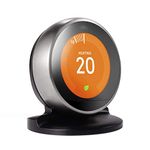 Stand for Nest Learning Thermostat, Holder for Nest Thermostat 3rd/2nd Generation (Black)