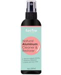 EpoTop Effective Aluminium Cleaner and Brightener - 200ml | Remove Oxidation, Dust, Cement and Heavy Dust Particles | Clean & Restore Aluminium Utensils |