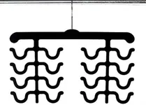 The Paragon Cami Hanger - Non-Slip Closet Organizer for Tank Tops, Sports Bras, Bathing Suits, Belts, Accessories; Keep Essentials Wrinkle-Free and Organized