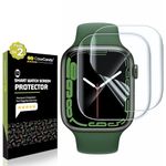 Casecandy Silicone - (2 Pack Screen Protector Guard For Apple Watch Series 8 41Mm | Hd Screen Guard For Apple Watch Series 8 41Mm Screen Size - HD/3 Months Warranty