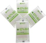 Humidity Packs (10 Pack / 8 Grams), 62-Percent RH FreshDank | 2-Way Control That Keeps Your Product Fresher for Longer by Essential Values