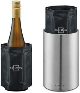 SILBERTHAL Glacette Bottiglia Vino -2 Busta incluse - Secchiello vino refrigerante - Wine Cooler