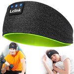 Sleep Headphones for Side Sleepers, Bluetooth Sleep Headphones Headband for Sleepers, Wireless Sleep Headphones with Built in Speakers Perfect for Sleeping, Yoga, Workout, Running, Gym, Insomnia