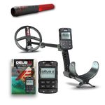 XP Metal Detectors Deus II - 9" FMF Coil with MI-6 pinpointer Bundle - Waterproof and Fully Wireless - with Remote Control, & S-Telescopic stem (DEUS2-22FMFRCEG + MI-6)