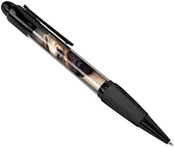 Beautiful Tan Pug Dog Black Ballpoint Pen - Puppy Cute Animal #8623