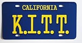 KITT Knight Rider Metal License Pla