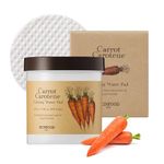 SKIN FOOD since 1957 Carrot Carotene Calming Water Pad | 60 Sheets | Redness Relief Soothing Facial Relaxed Fit Pads | Sensitive Skin | Vegan | Cruelty Free | 250G