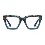 Peepers by PeeperSpecs Women's Take a Bow Blue Light Blocking Reading Glasses, Teal Botanico/Teal, 51