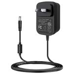 TKDY 18V AC to DC Power Supply Adapter Center Negative, 18Volt 1A US Wall Charger fit for Guitar Effects Pedals.