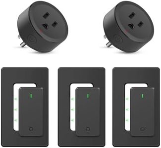 NineLeaf Remote Switch Outlet,Wireless Control Outlet Plug with Switch