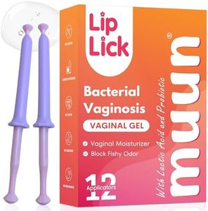 Muun (BV) Symptoms Relief & Vaginal Moisturizer - Pack 12 Restoring pH Balance for Fishy Odor, Dryness, Itching - Menopause & Perimenopause Women - User Friendly, Hormone & Estrogen Free