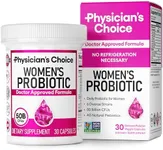 Physician's CHOICE Probiotics for Women - PH Balance, Digestive, UT, & Feminine Health - 50 Billion CFU - 6 Unique Strains for Women - Organic Prebiotics, Cranberry Extract+ - Women Probiotic -