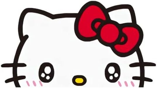 Matomo_Hello Kitty Peek Funny Vinyl Sticker Auto Car Truck Wall Laptop | Sticker | 5.9" (B)