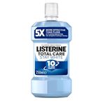 Listerine Total Care Stay White Mouthwash (250ml), 10-in-1 Benefit Mouthwash for Total Oral Care, Gum Mouthwash to Maintain a Clean and Healthy Mouth and Naturally White Teeth