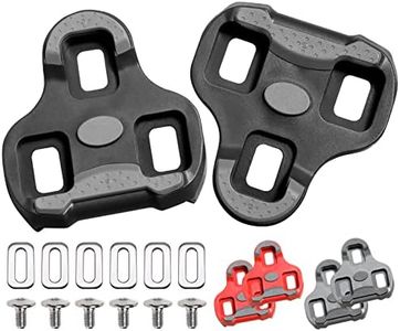 NAACOO Road Bike Cleats Compatible with Look Delta Keo Cleats (0° Degree Float)-Indoor Cycling Peloton Pedals & Spining Class Cycle Cleat (KEO -0° Float)