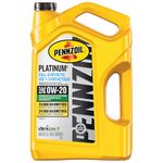 Pennzoil Platinum Full Synthetic 0W-20 Motor Oil (5L, Single)