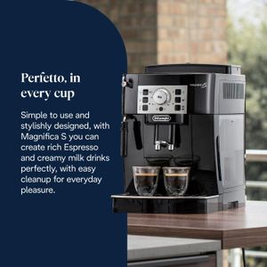 DeLonghi Magnifica S Bean to Cup Coffee Machine – Black Espresso Maker