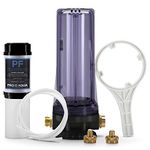 PRO+AQUA Premium Dual RV/Marine Water Softener Regeneration Kit and Water Filter, Reduces Bad Taste, Odor, Sediment, Chlorine