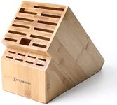 KITCHENDAO Deluxe 20 Slot Bamboo Kn